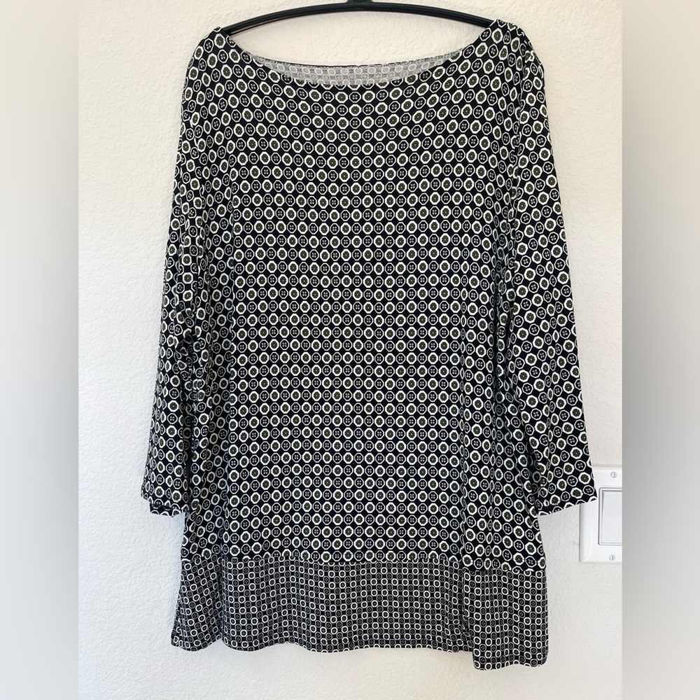 J. Jill Wearever Geo Print Tunic, Size L
